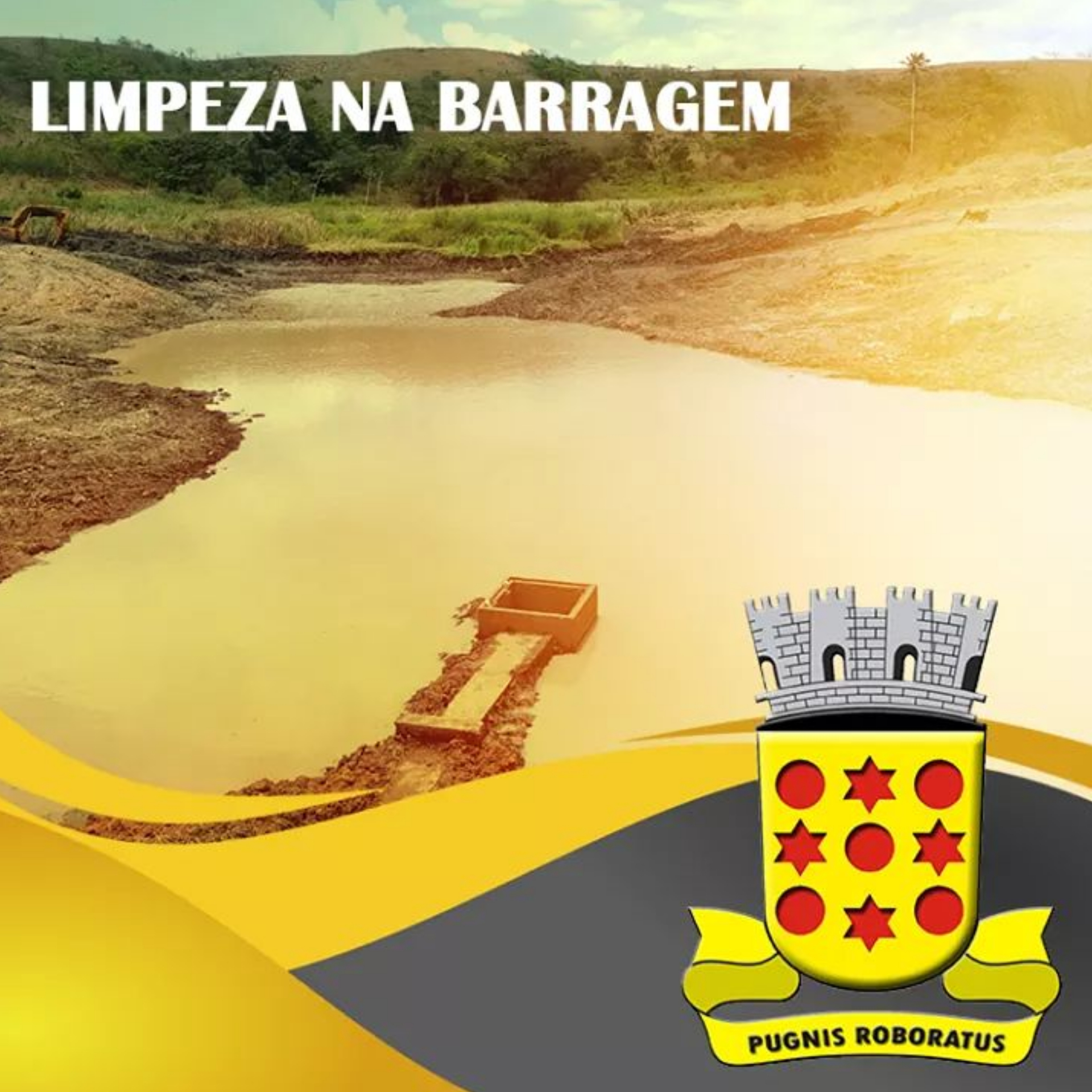 Prefeitura de Areia conclui serviço de limpeza da Barragem que abastece Muquém