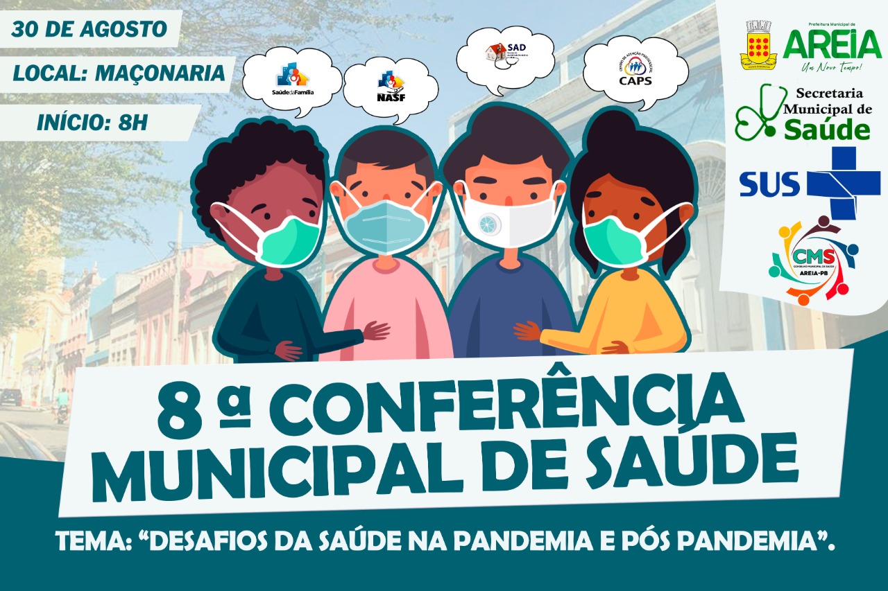 Conselho Municipal de Saúde em parceria com a Secretaria de Saúde realizarão a 8ª Conferência Municipal de Saúde