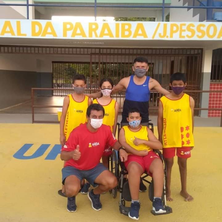 Paratletas Escolares de Areia realizam treinamento nos equipamentos de esportes da UFPB/Campus I em João Pessoa