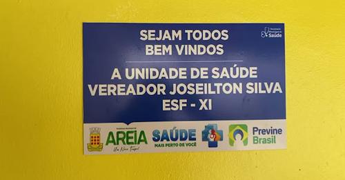 Prefeita Dra. Silvia realiza visita as futuras instalações da Unidade Básica de Saúde Vereador Joseilton Silva em Areia