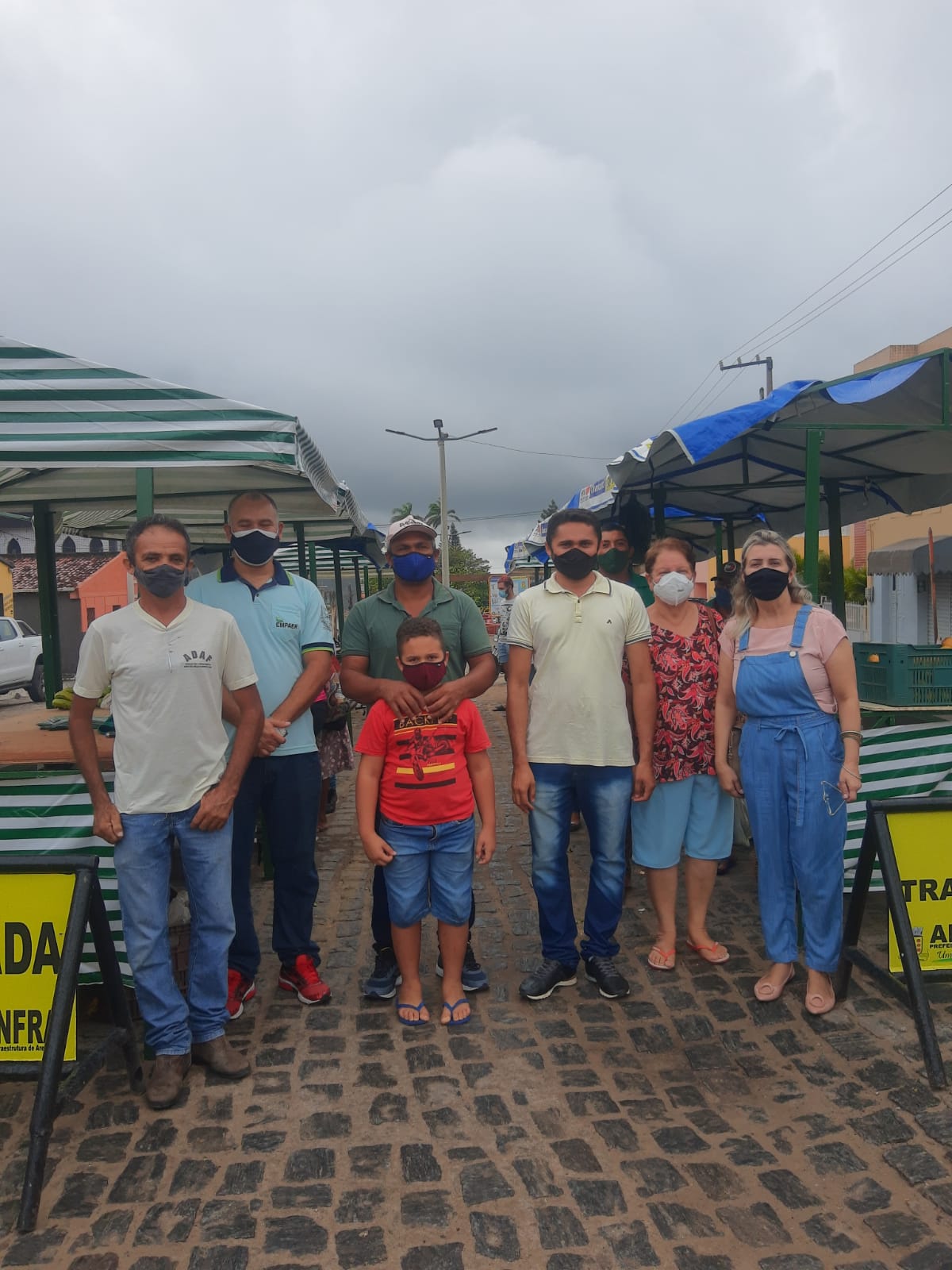 Com o apoio da Prefeita Dra. Silvia e da Vice Dona Marília a feira do produtor é retomada em Areia