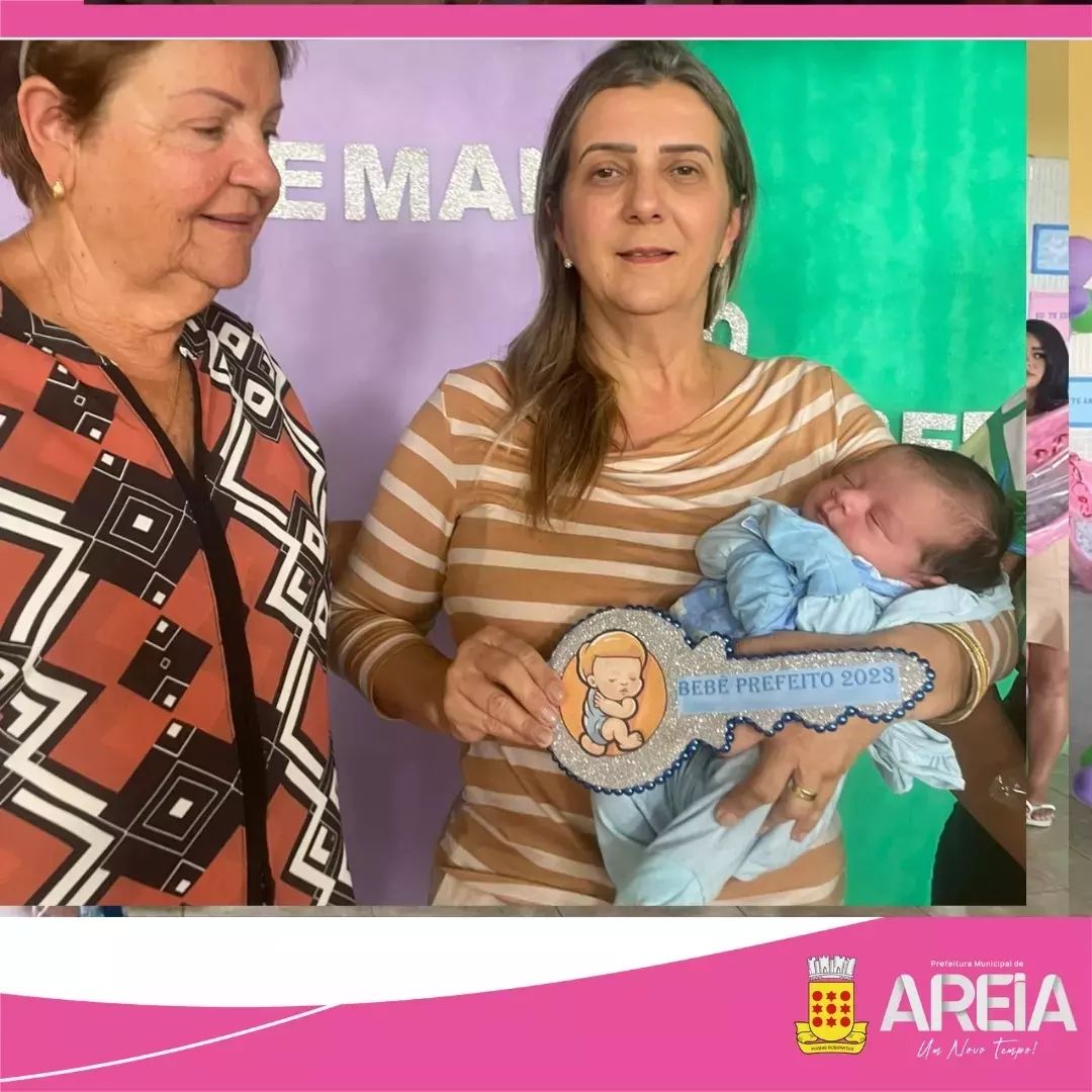 Secretaria de Assistência Social de Areia realiza a Semana do Bebê 2023