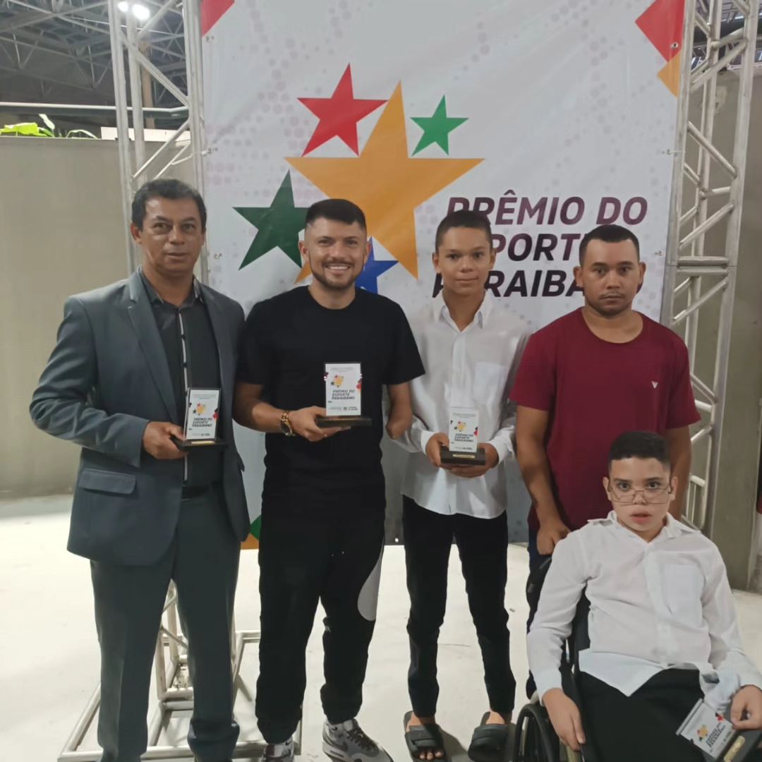 Paratletas da Rede Municipal de Ensino de Areia são agraciados com o “Prêmio Melhores do Esporte Paraibano 2023”