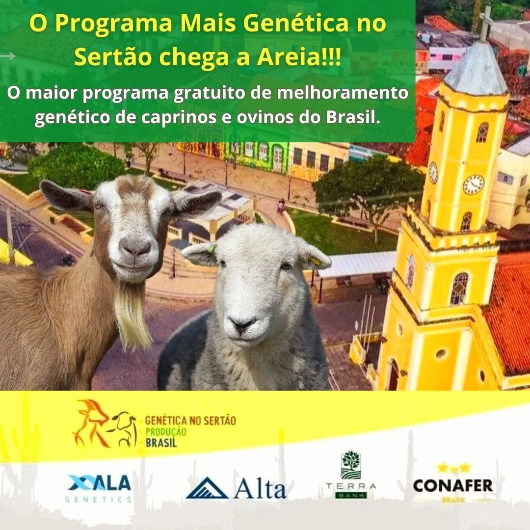 PMA em parceria com a CONAFER realizam Programa de Melhoramento Genético de Caprinos e Ovinos 
